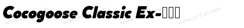 Cocogoose Classic Ex字体转换